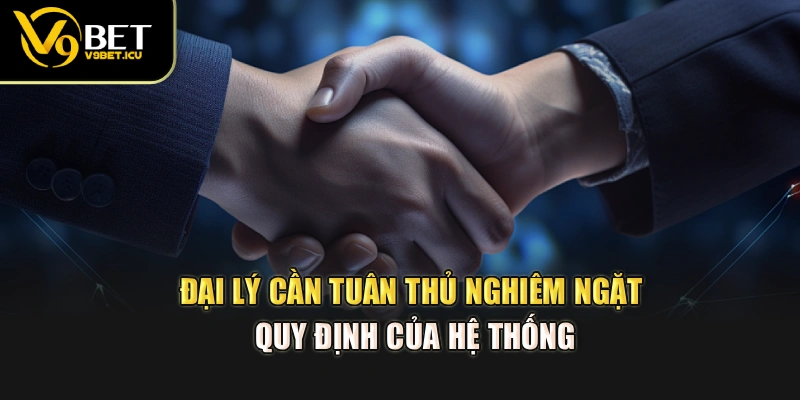 Đại lý cần tuân thủ nghiêm ngặt quy định của hệ thống