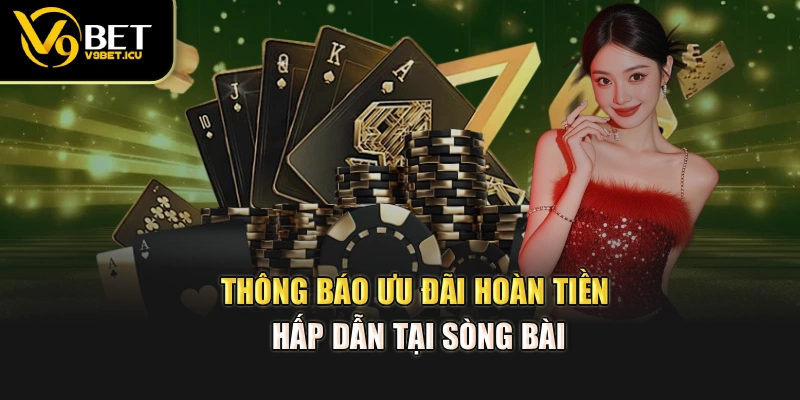 Thông báo ưu đãi hoàn tiền hấp dẫn tại sòng bài